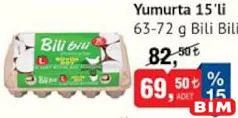 BİLİ BİLİ YUMURTA 15'Lİ